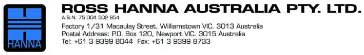 Ross Hanna Australia p/l